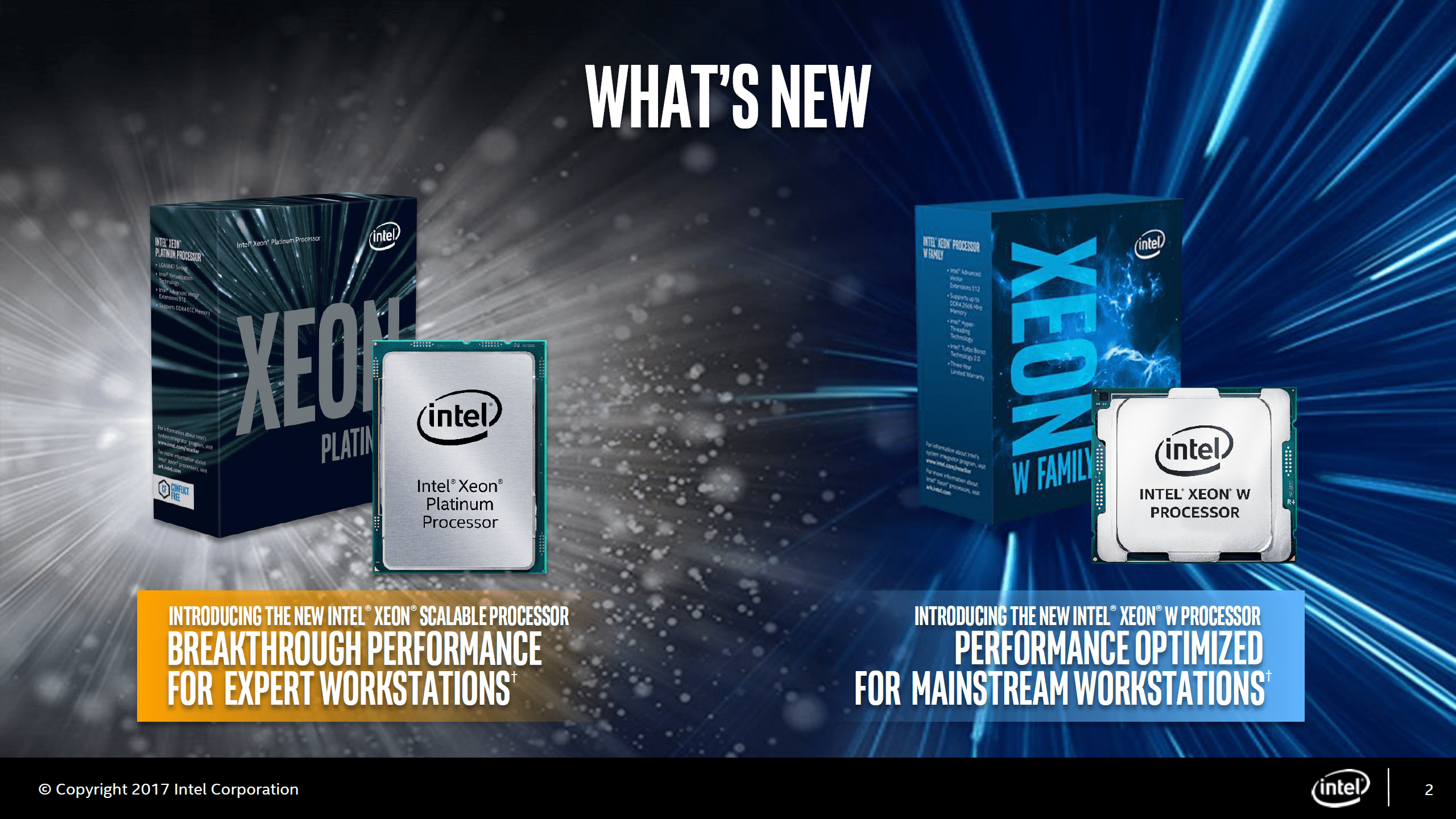 Intel Xeon W Workstation Processor Family With Up To 18