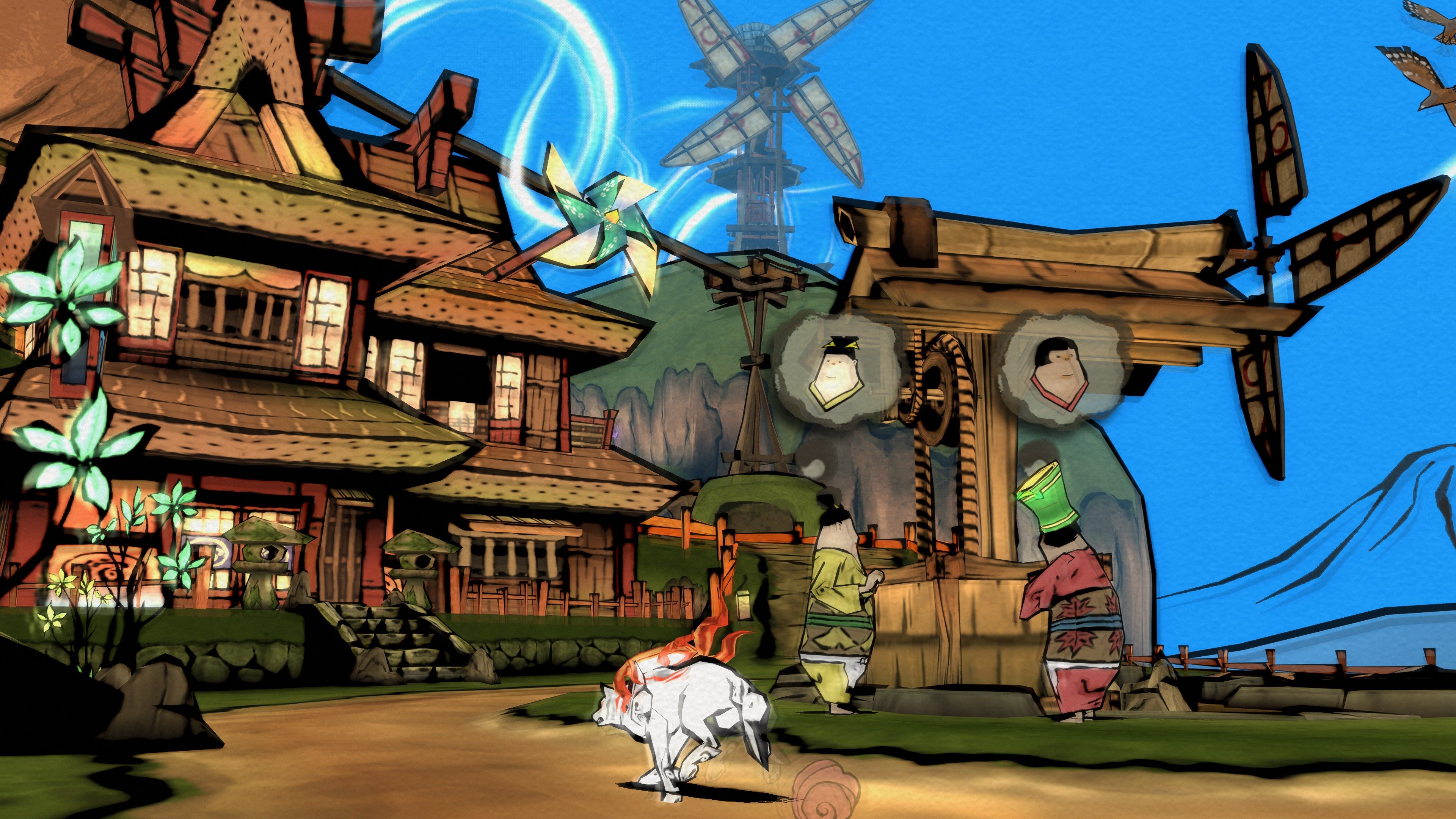 Okami HD Receives First 4K Screenshots, Trailer; Western