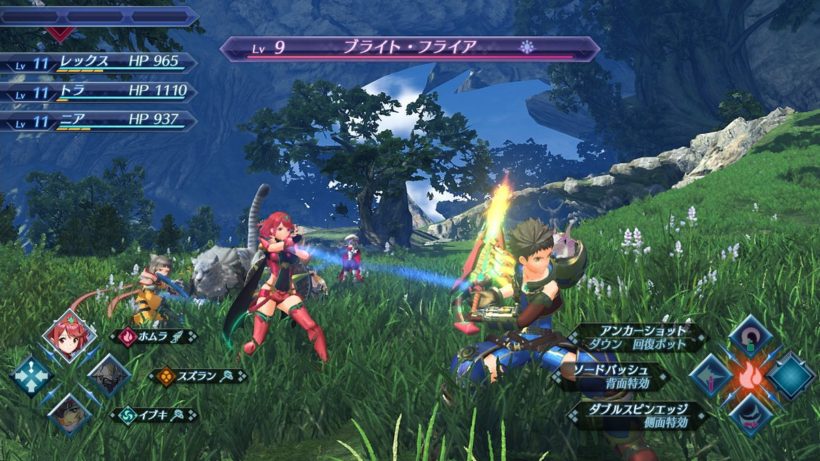 Xenoblade Chronicles 2 New Screenshots Showcase Battle Interface, Bond Indicator
