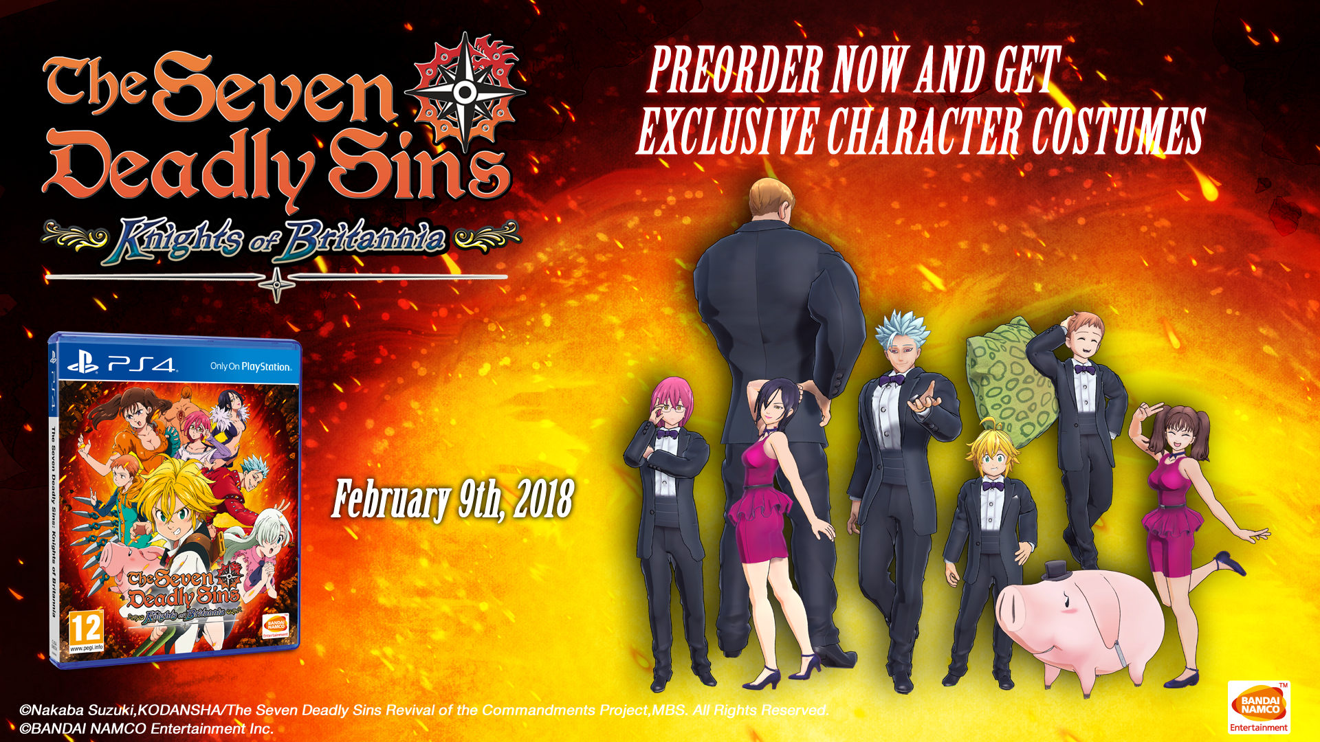 The Seven Deadly Sins Knights of Britannia Launching on