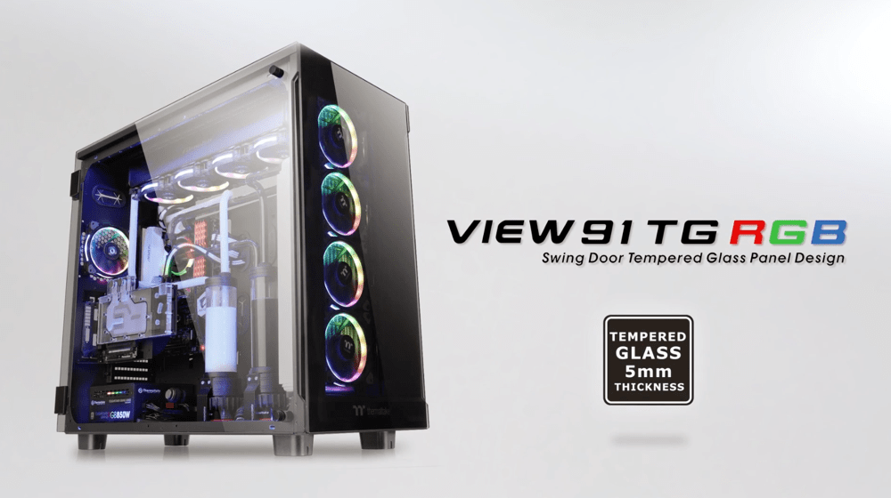 Thermaltake View 91 Tempered Glass RGB Edition XLATX Case Announced