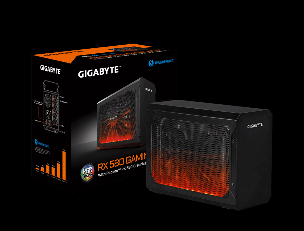 Gigabyte Introduces AMD RX 580 Gaming Box For Portable Graphics