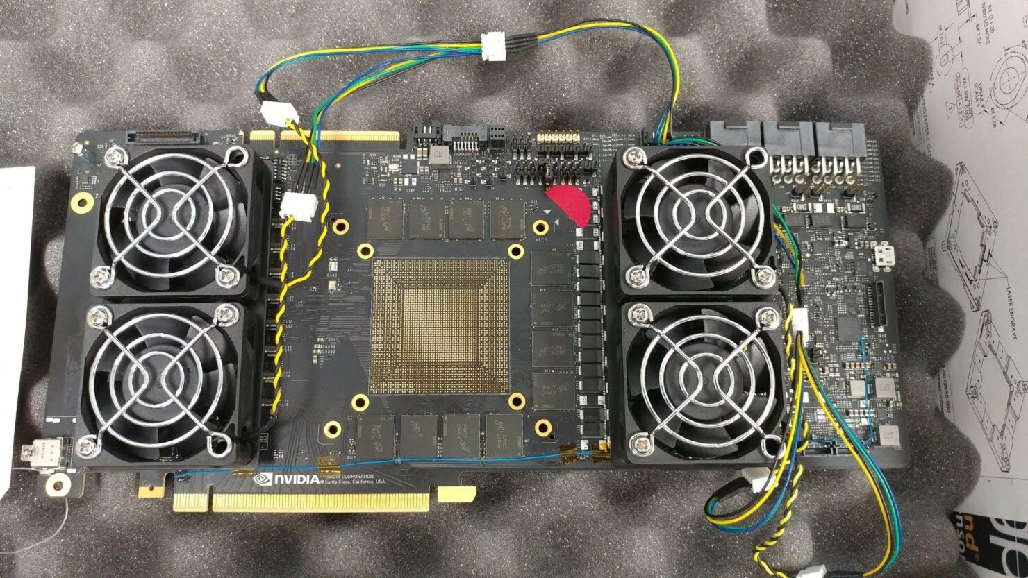 NVIDIA NextGen GeForce GTX 1180 GDDR6 Graphics Card PCB