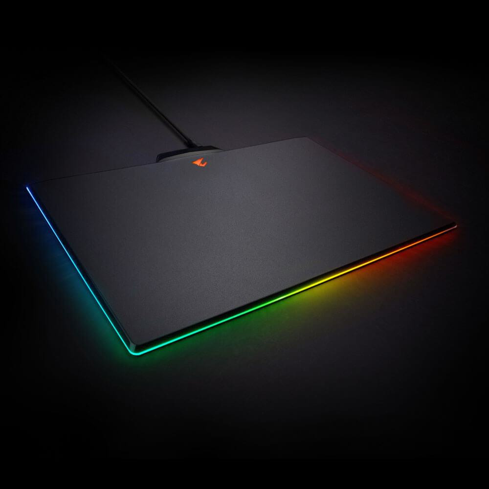 Gigabyte Shows Off RGB Mouse Pad And M.2 Riser Card