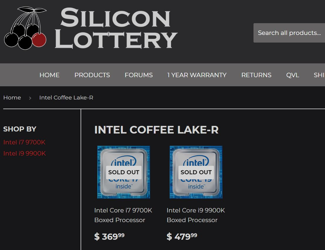 Intel Core i99900K & Core i79700K CPU Prices Leak Out