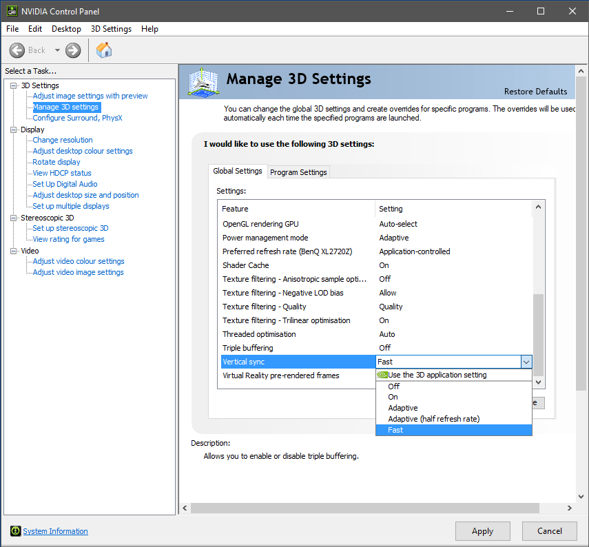 See? 34+ List Of Nvidia Control Panel Vsync They Did not Share You.
