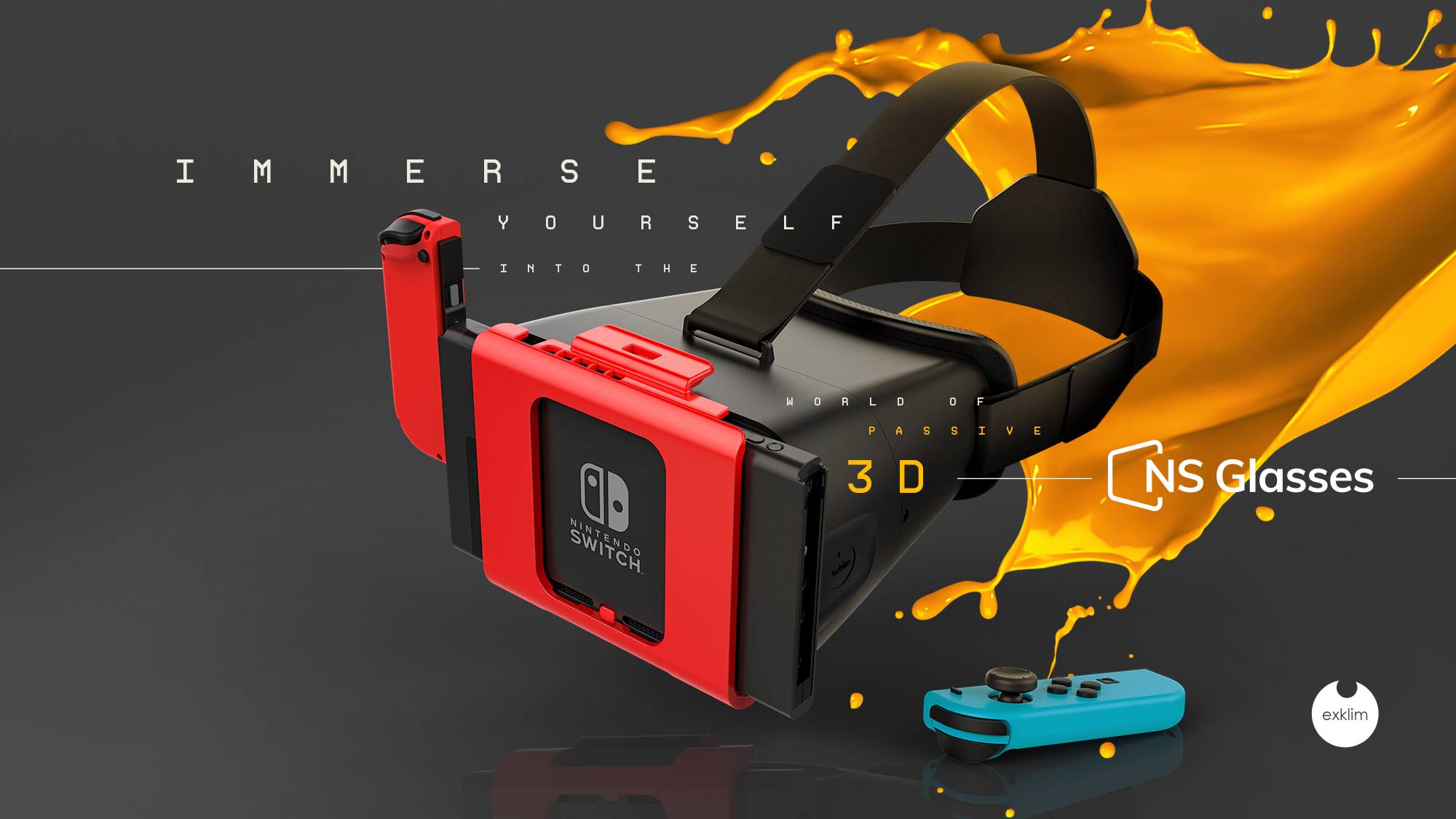 NS Glasses Is Nintendo Switch's First Passive 3D Headset