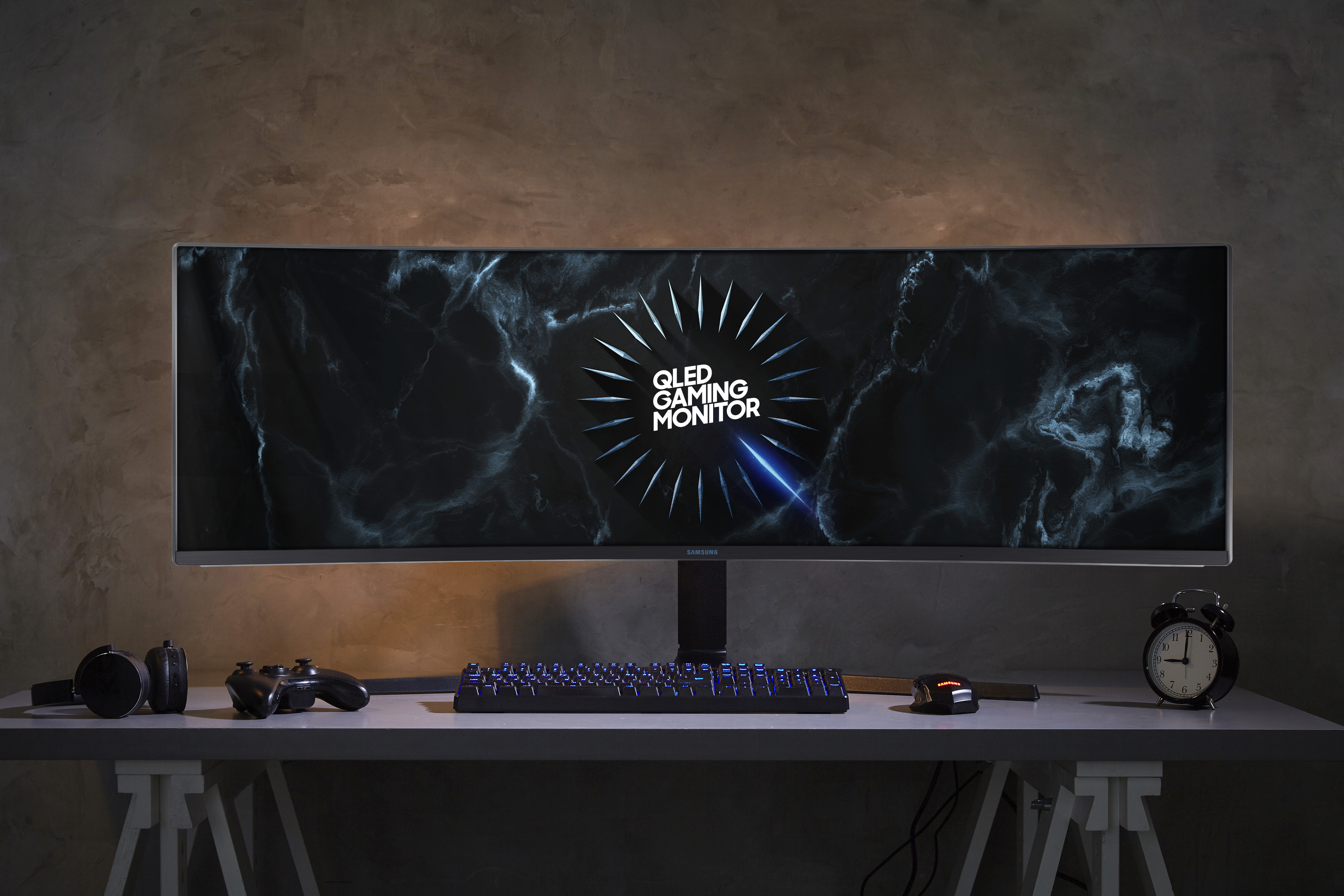 Samsung's CRG9 49" Ultrawide QLED Gaming Monitor Features 5120x1440
