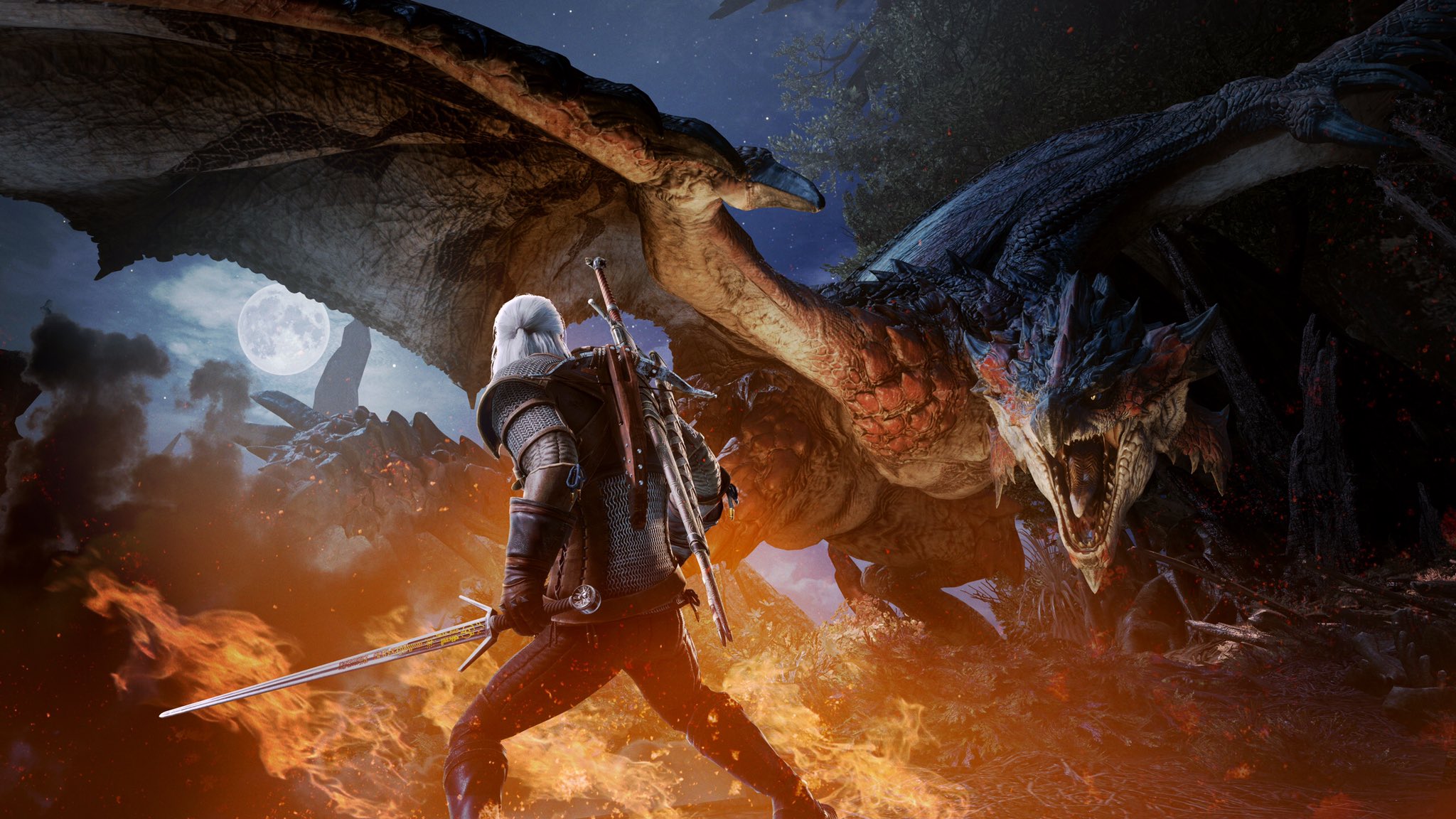 The Witcher 3 Content To Hit Monster Hunter World Next Month