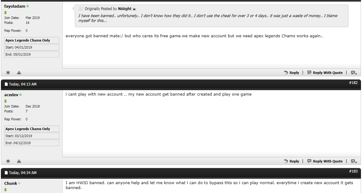 Apex Legends Cheaters Are Getting Hardware Banned