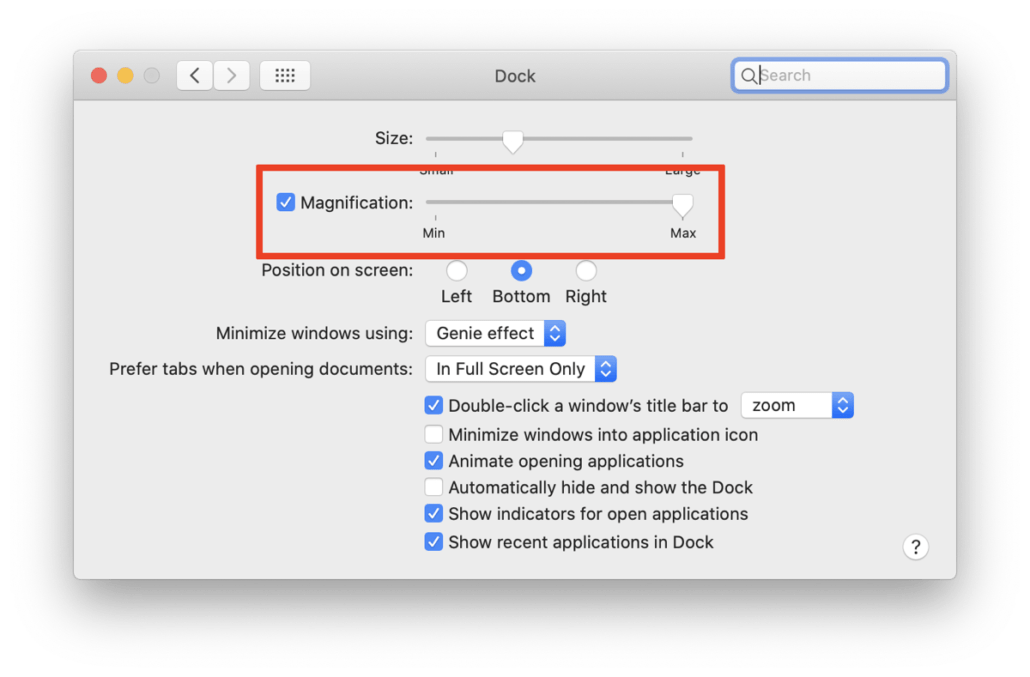 Enable Classic Magnification Effect for Dock Icons in macOS [Tutorial]