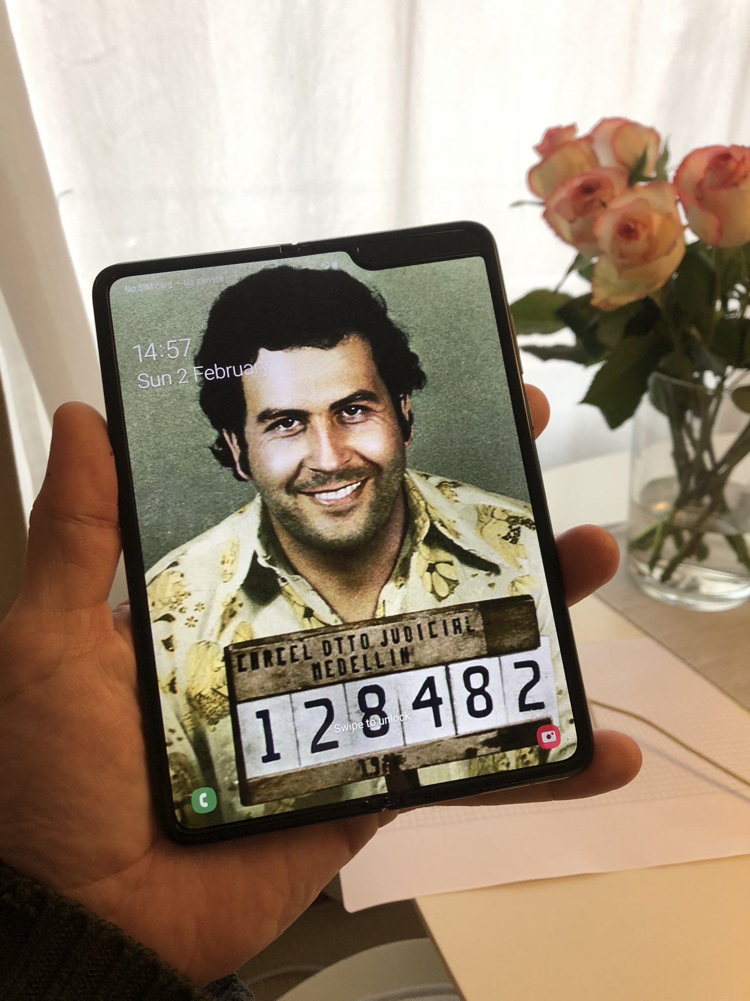 Pablo Escobar’s Brother’s 399 Foldable Phone Is Just a