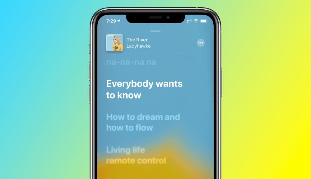 How to View Live Lyrics Feature in Apple Music on iOS 13 / iPadOS