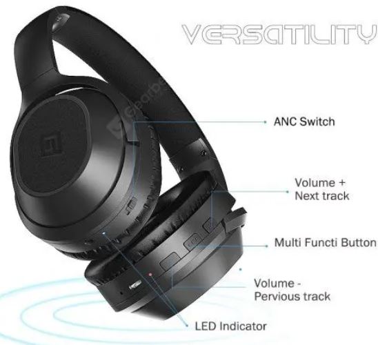 Stunning Wireless Noise Canceling Headphones Under 60 Features