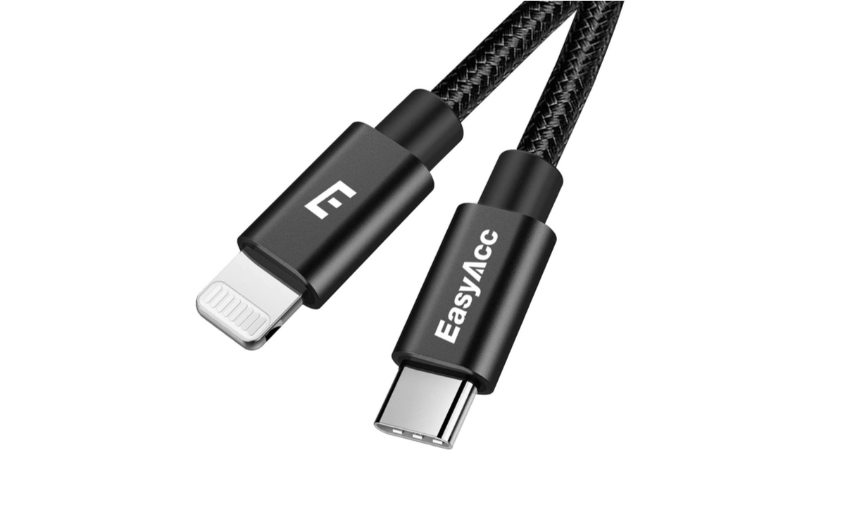 EasyAcc USB-C to Lightning Fast Charging iPhone Cable for Just $4.99