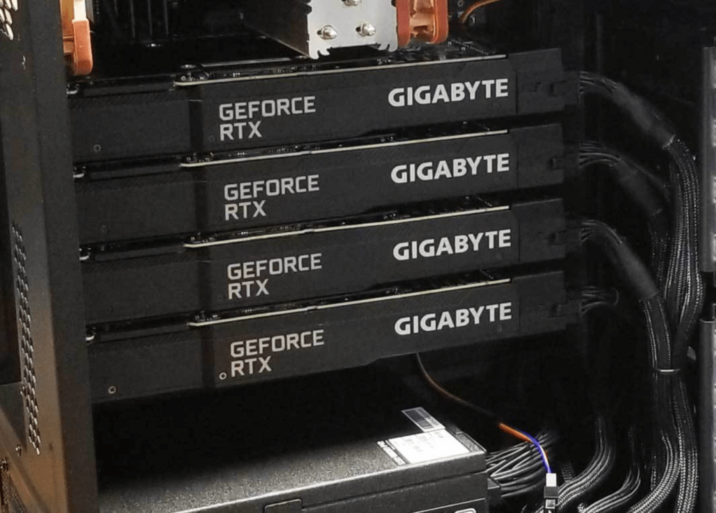 Quad NVIDIA GeForce RTX 3090 Graphics Cards Tested, Insane