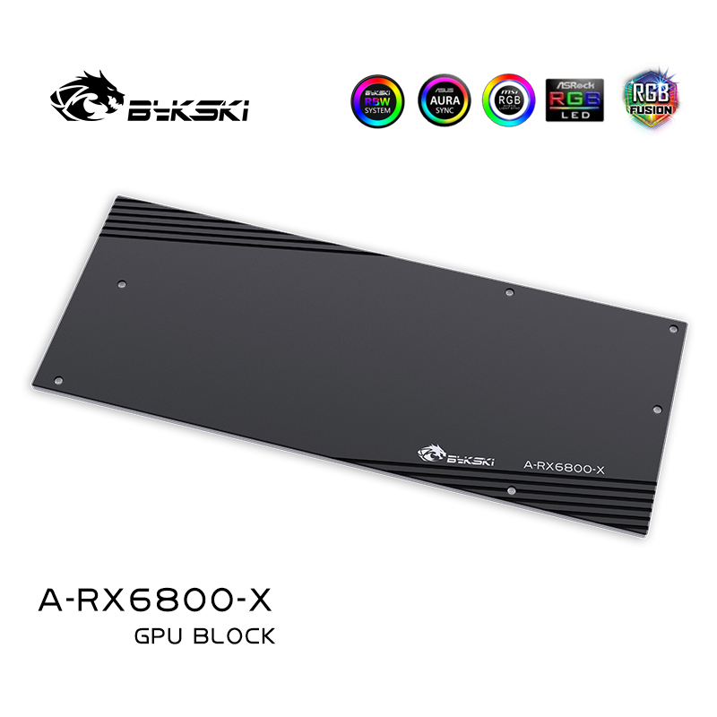 BYKSKI Unveils Radeon RX 6900 XT & RX 6800 XT Water Blocks