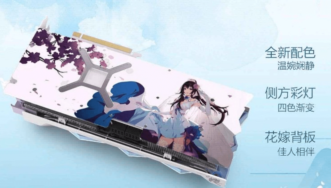 Yeston Unveils AnimeInspired GeForce RTX 3070 Sakura Hitomi Graphics Card