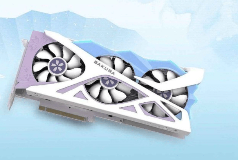 Yeston Unveils AnimeInspired GeForce RTX 3070 Sakura Hitomi Graphics Card