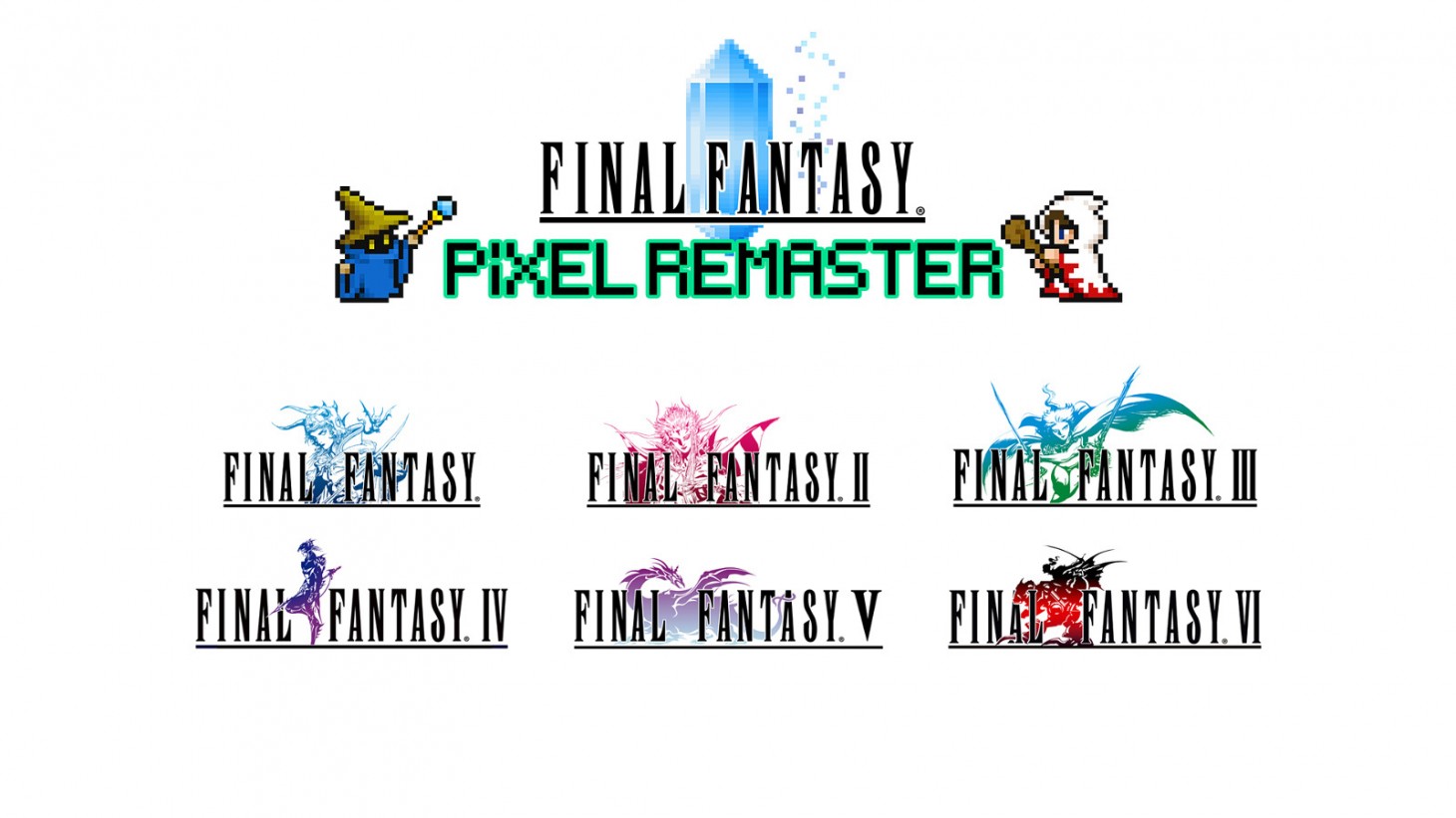 Final Fantasy Pixel Remaster Announced for PC and Mobile; New Sprite