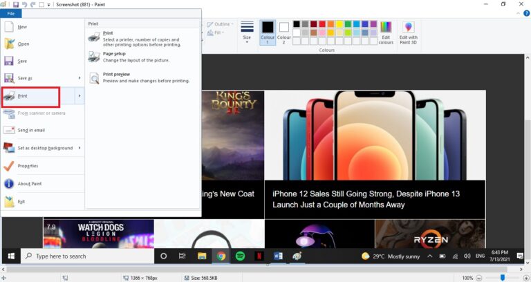 How to Save a Screenshot as a PDF on Windows 10 Computers
