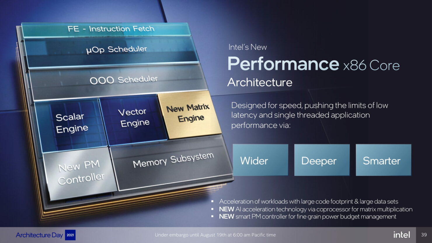 Intel Alder Lake PCore & ECore Detailed Golden Cove