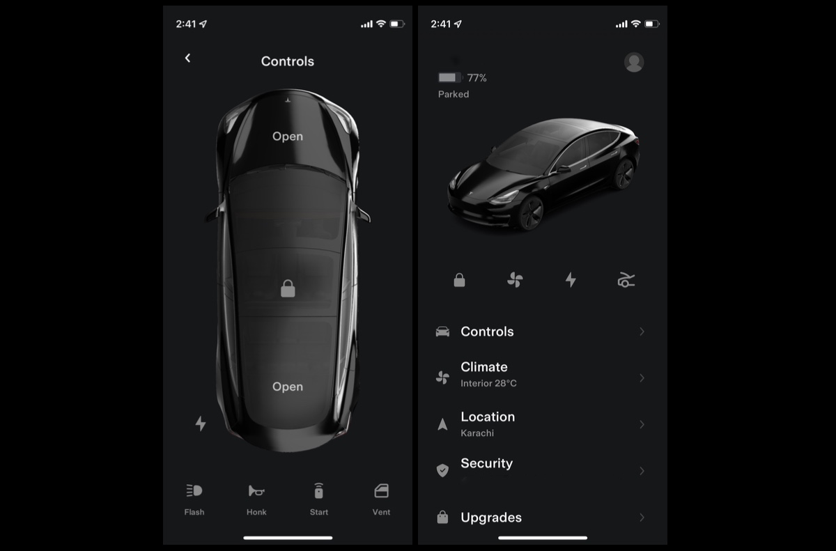 Download Tesla for iPhone v4 App Released with Widgets, New UI