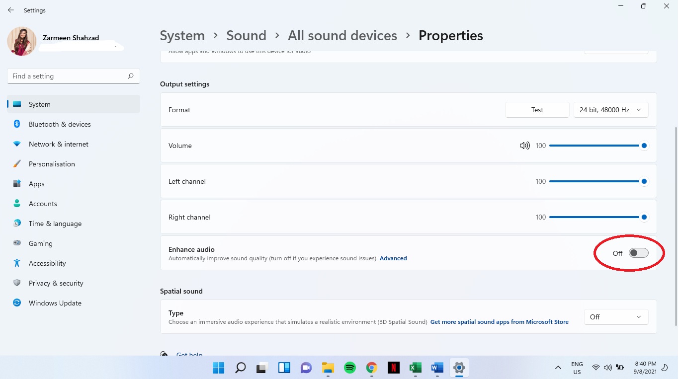 How to Enable Enhance Audio Feature on Windows 11 Computers