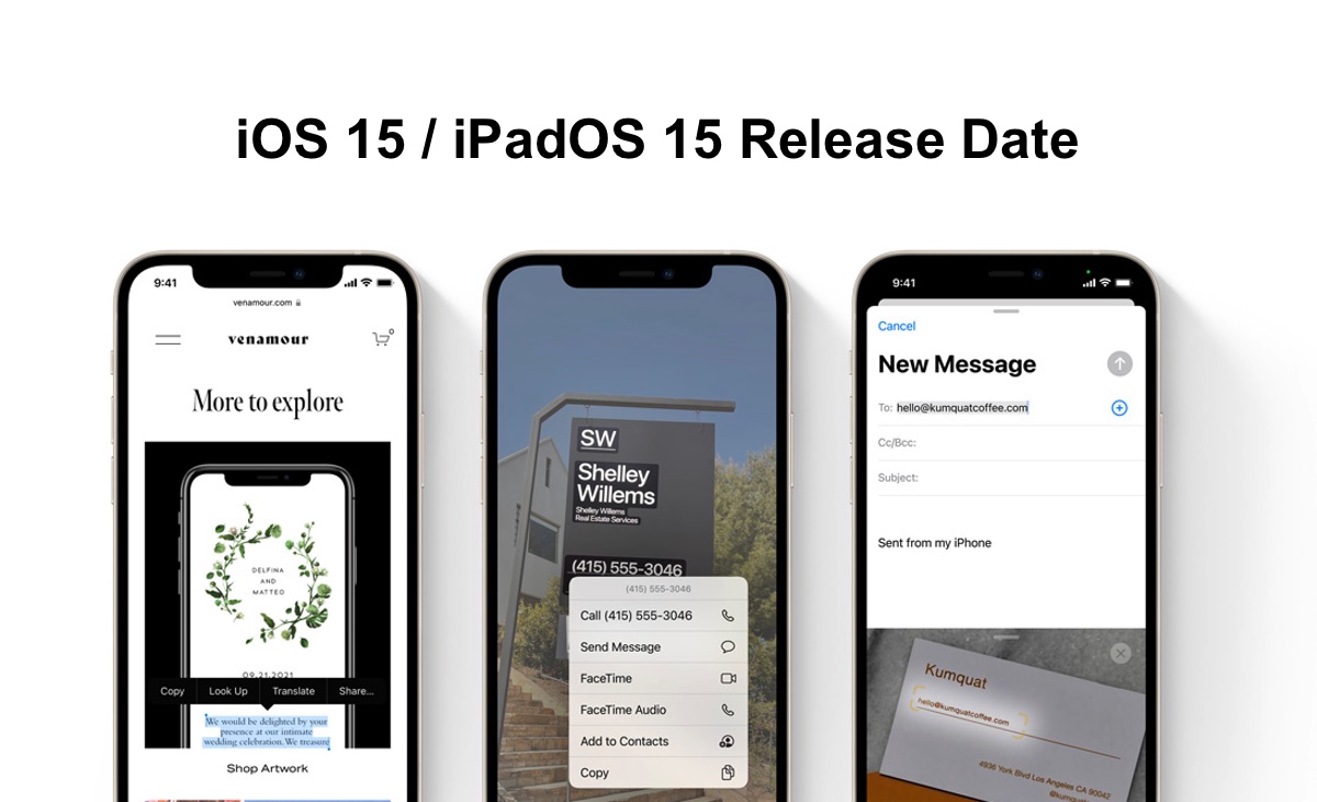 Ios 15 And Ipados 15 Official Released Date Announced By Apple