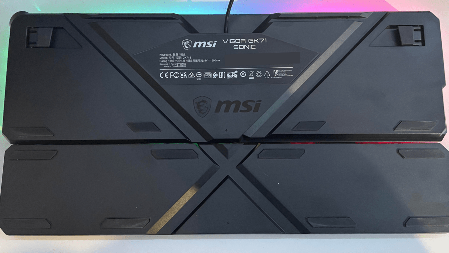 MSI GK71 Sonic review Are the MSI Sonic Red key switches better than