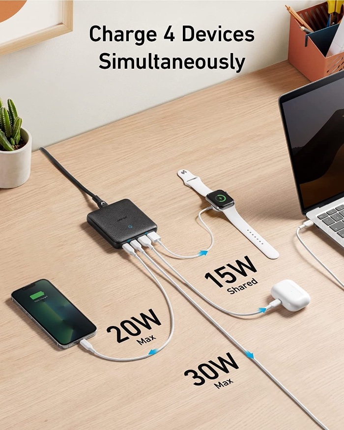 Save 21% on this Dual USB-C Port Desktop Charger from Anker