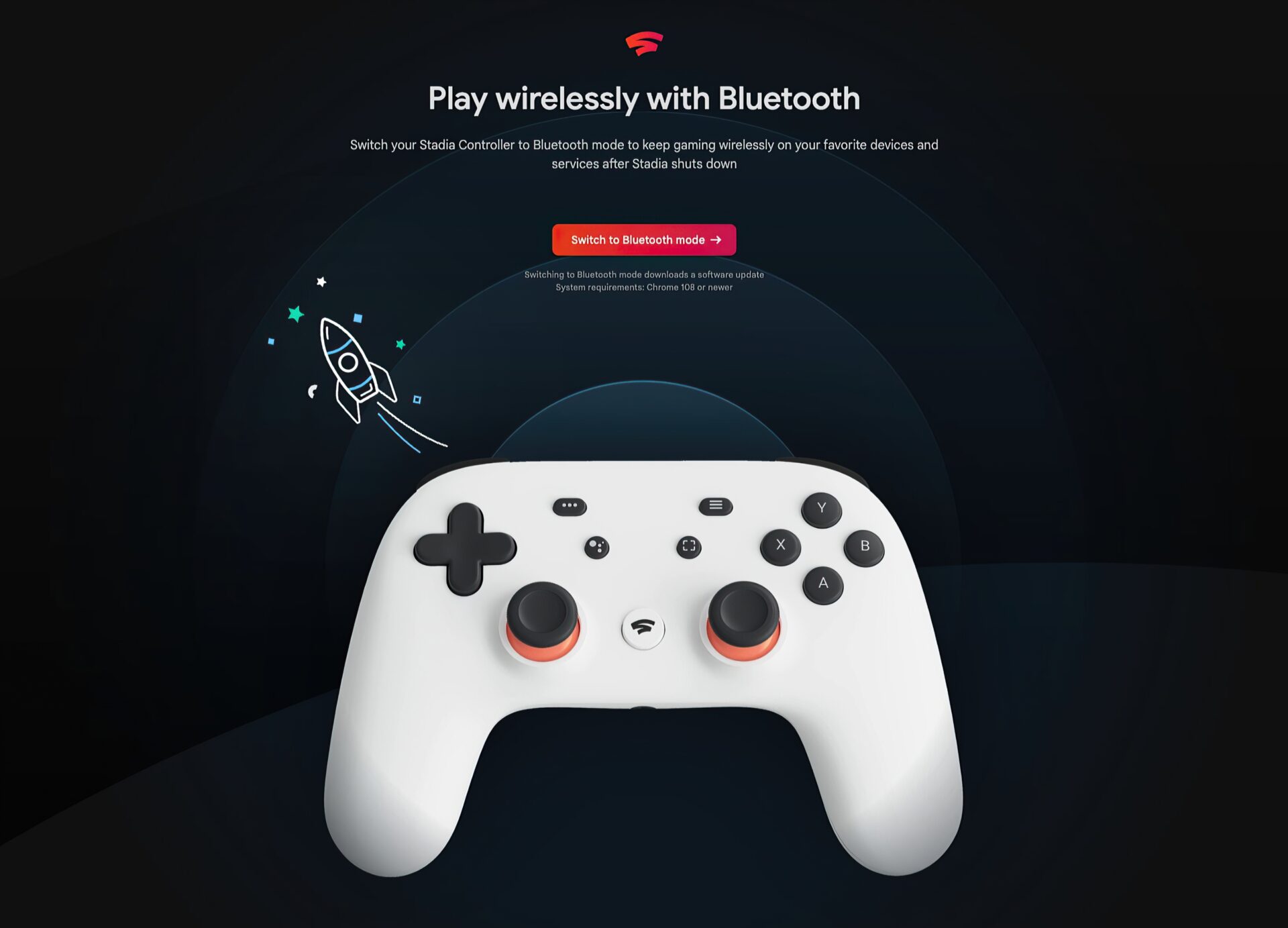 Stadia Controller Gets Bluetooth Update On the Day Stadia Goes Offline
