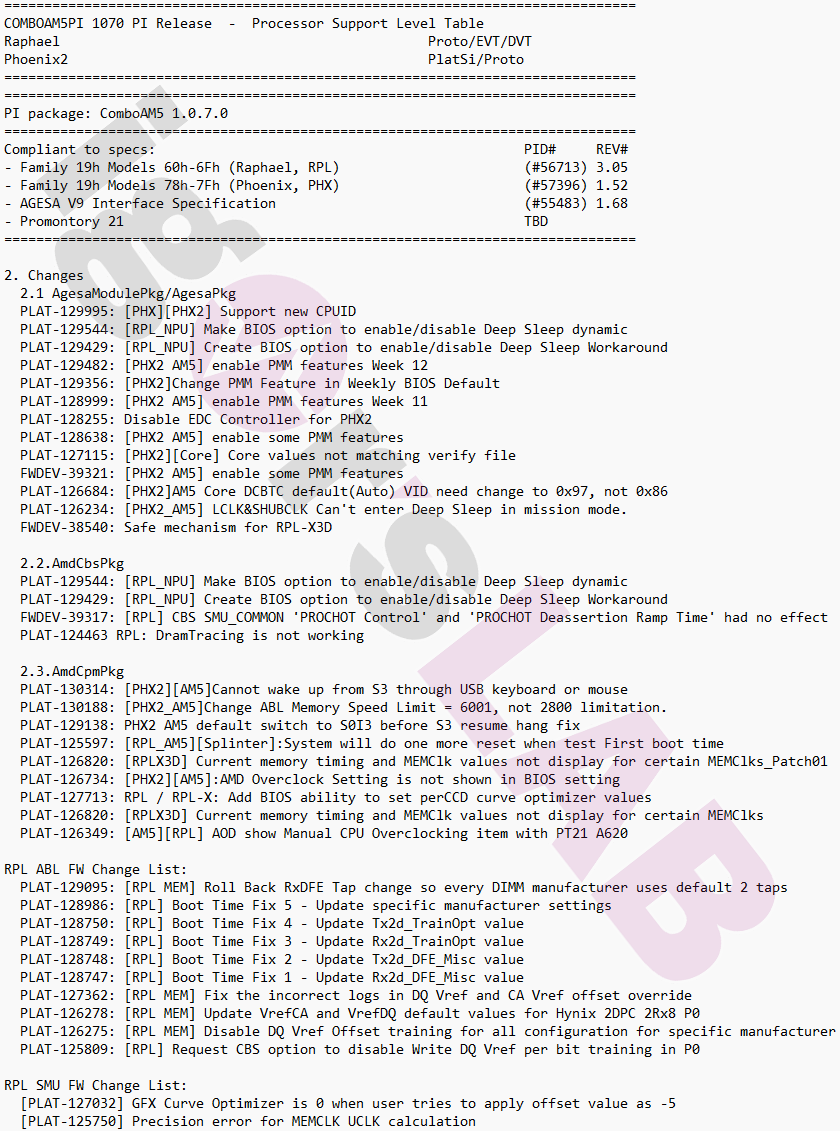 ASUS Issues AGESA 1.0.0.7 BETA BIOS For AM5 Motherboards, New Firmware