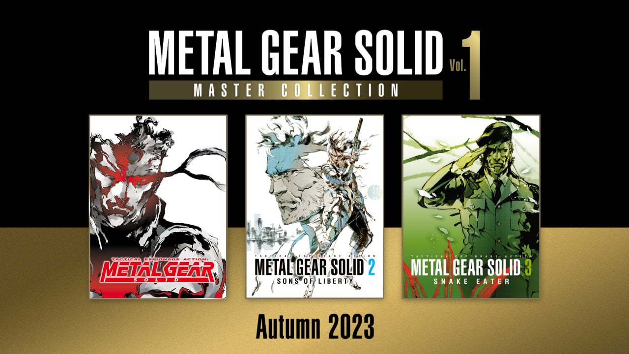 Metal Gear Solid Master Collection File Sizes for MGS1, MGS2 and MGS3