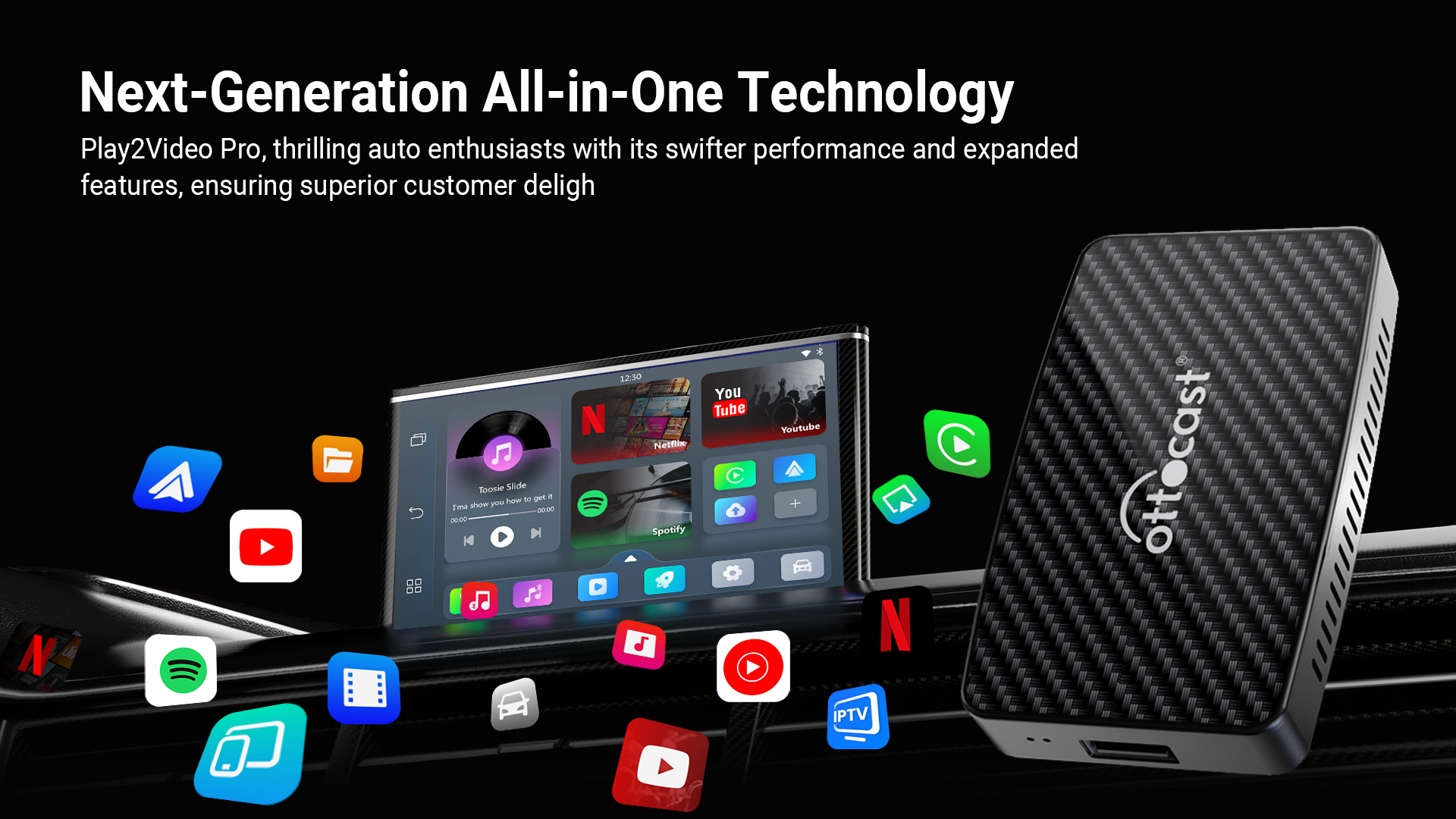 Ottocast Introduces World's First Comprehensive Car Multimedia Solutions