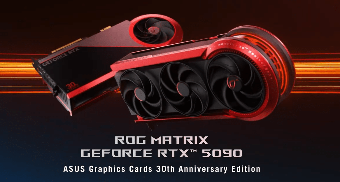 ASUS Unveils ROG Matrix GeForce RTX 5090 "30th Anniversary Edition