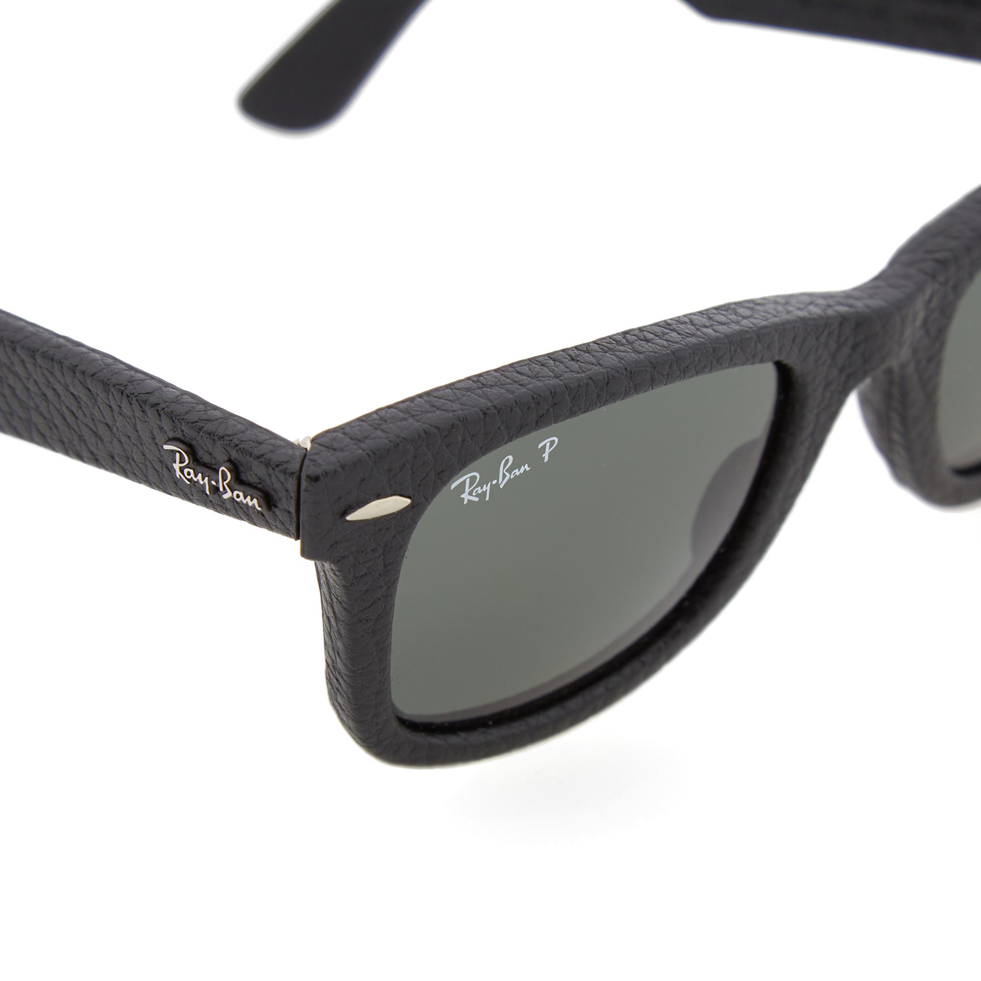 Does Ray Ban Make Black Leather Sungalsses