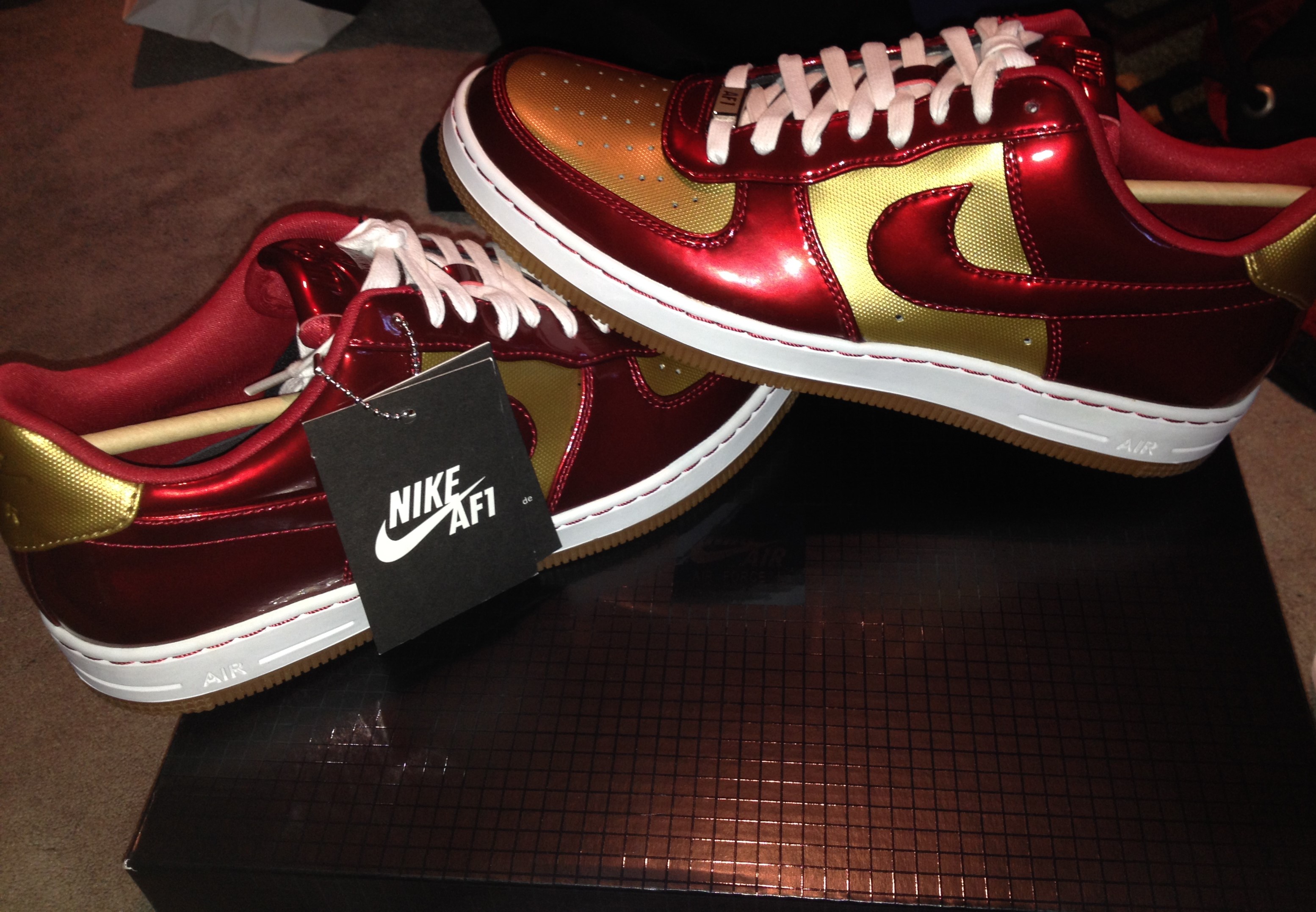 Nike Air Force 1 Downtown LTH QS 'Iron Man' WearTesters