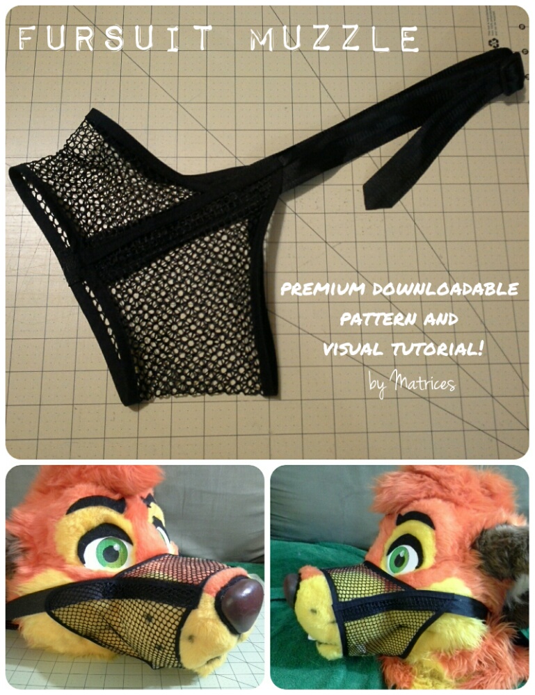 Fursuit Tutorial Making a Fursuit Muzzle (premium pattern) — Weasyl