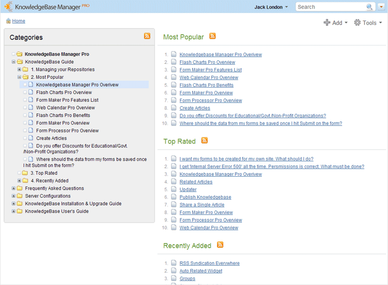 Major frontend update announce for Knowledge Base Manager Pro