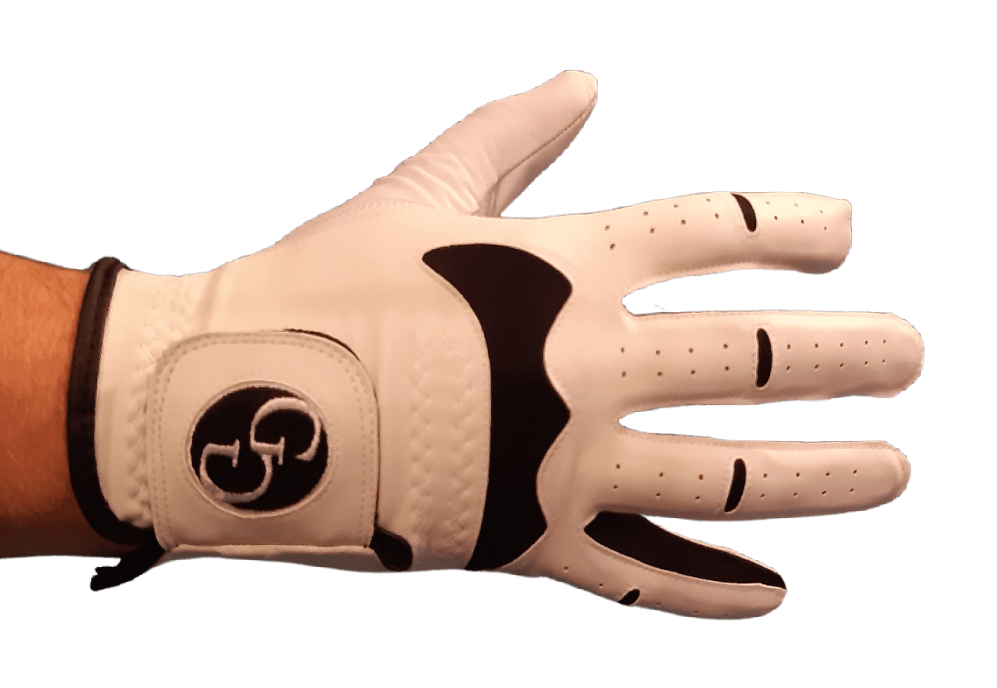 Mens Hybrid Colour Gloves with Embroidered Logo (Right Hand for a Left