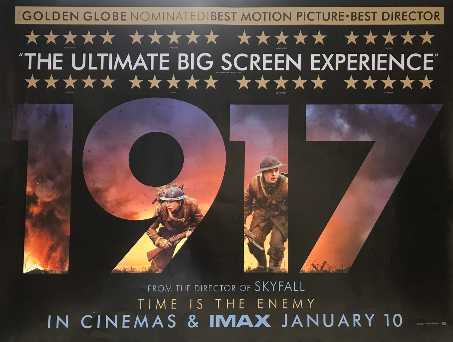 1917 UK Quad Movie Poster BHPCollectibles Collectable Film