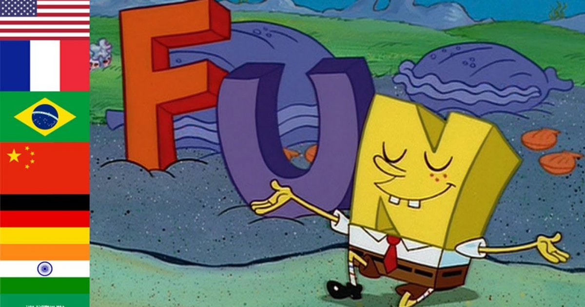 Der bekannte "FUN" Song aus Spongebob Schwammkopf in 17 verschiedenen