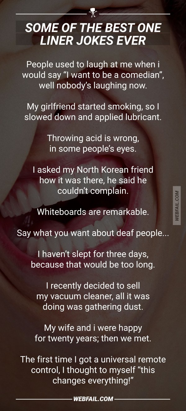 Best One Liners Ever Trend Meme