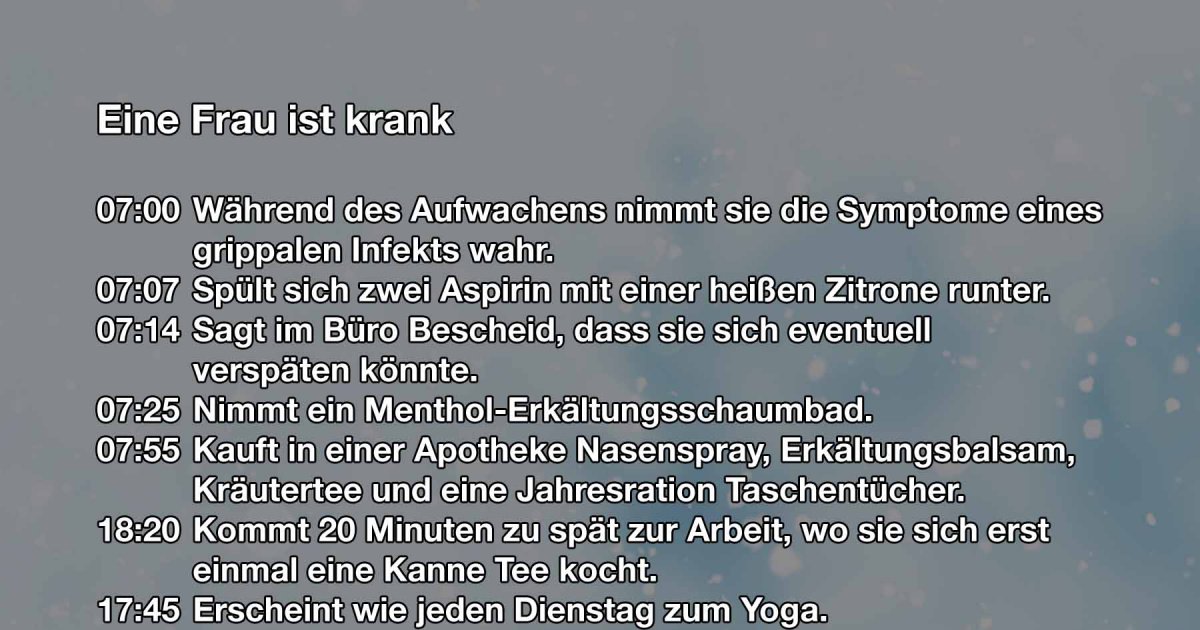 Umgang mit einer Grippe Frau vs. Mann Fun Bild Webfail Fail