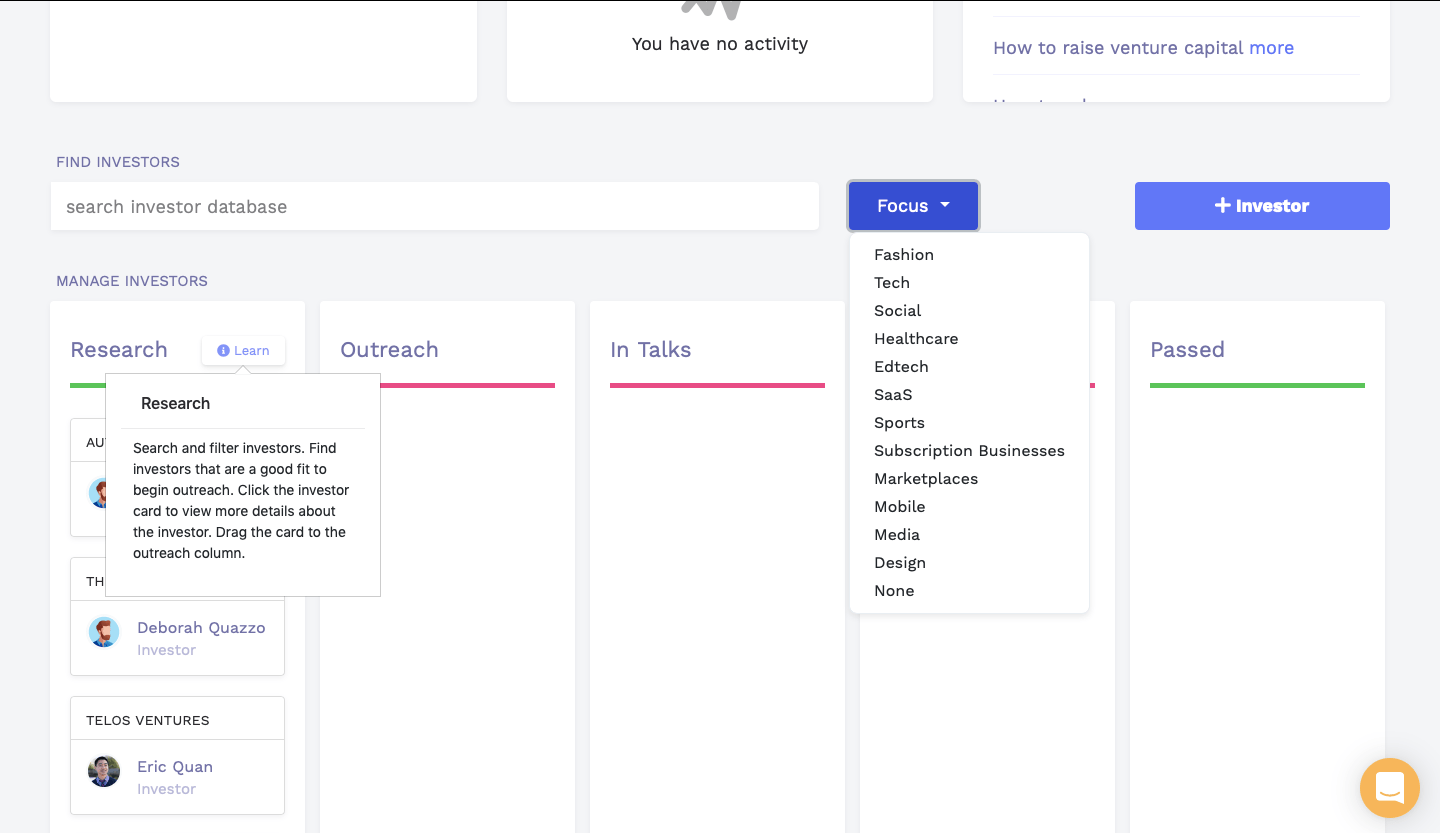 Investor Intelligence girişiminize yatırımcı bulmanızı sağlıyor Webrazzi