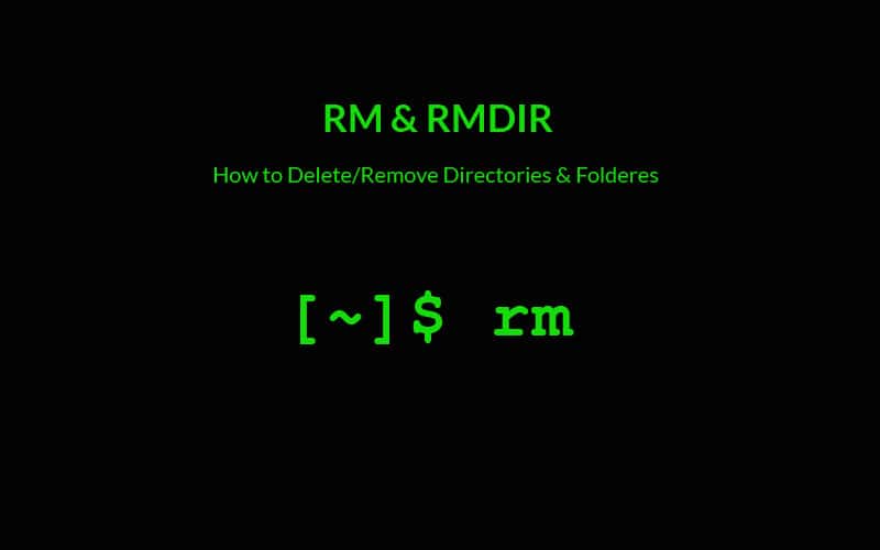 RM and RMDIR Commands Howto Delete/Remove Directory/Folder