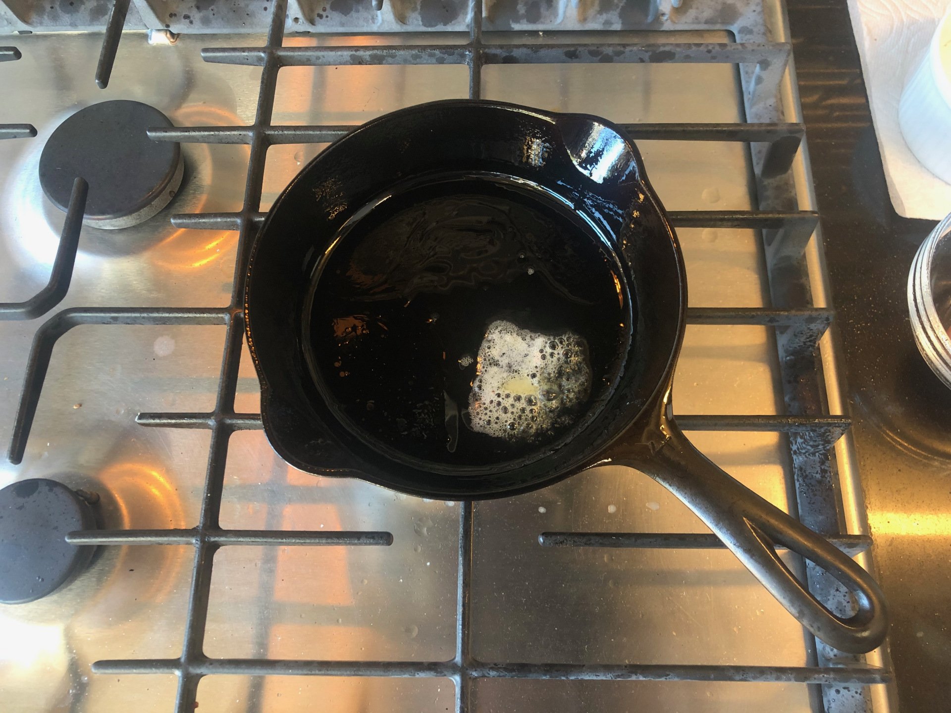 Cast Iron Fried Eggs