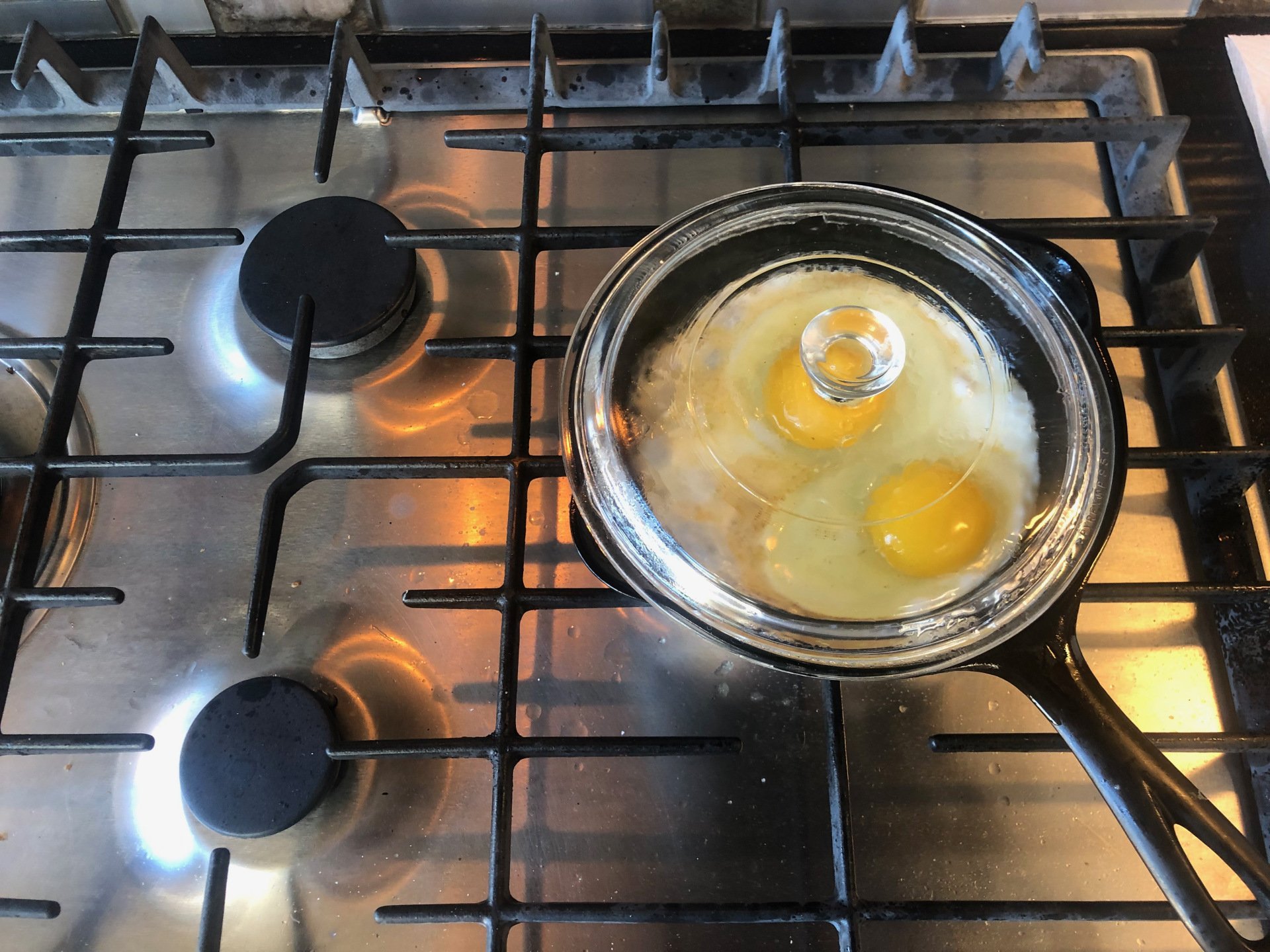 Cast Iron Fried Eggs