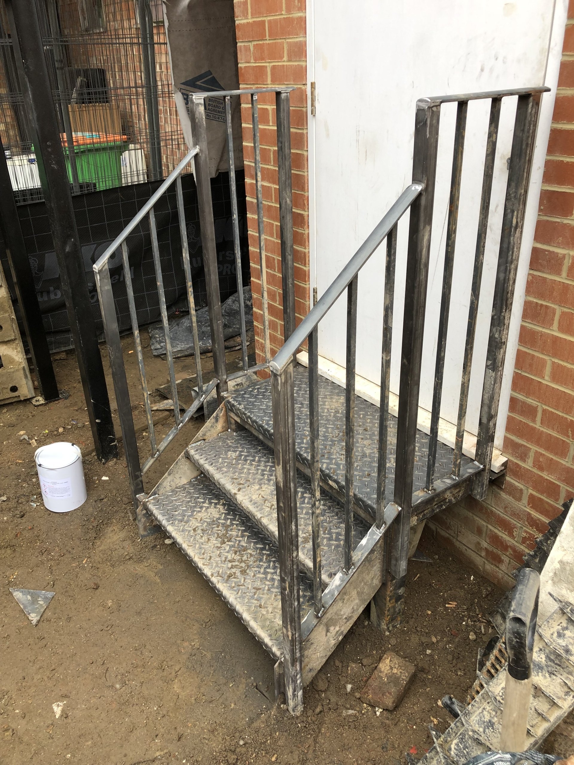 Fire escapes and moveable steps